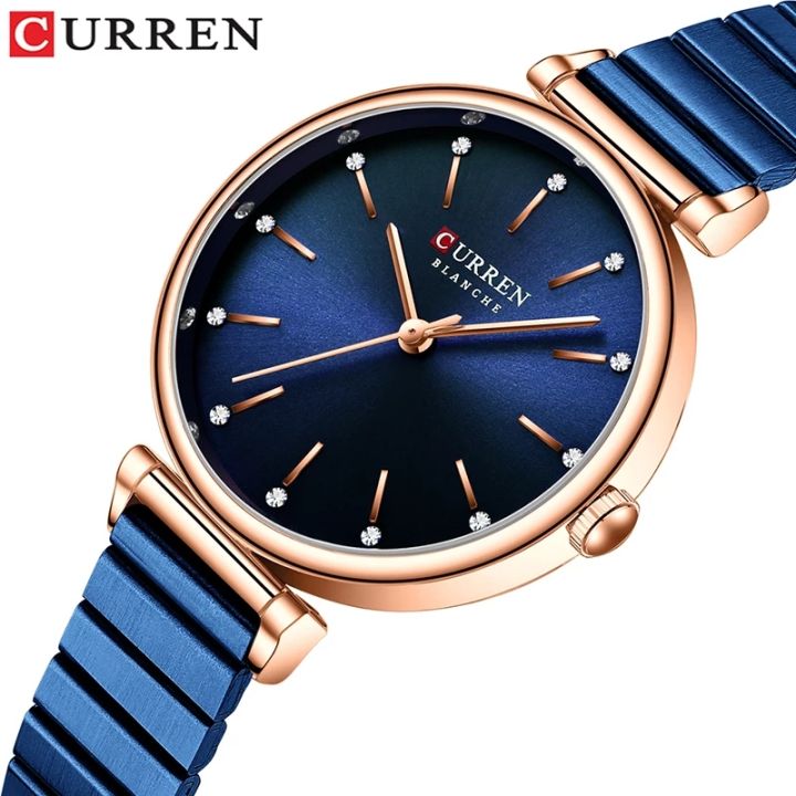 Curren%209081%20Stainless%20Steel%20Analog%20Watch%20For%20Women%20-%20Blue%20-%20Image%205