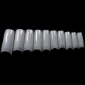 100/500pcs Tips Transparent Half Cover Nails Half French False Nail Art Tips Acrylic UV Gel Manicure Tip DIY Tool. 