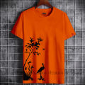 Halfsleeve Chines microfibre jercy thin printed tshirt for women and girls.