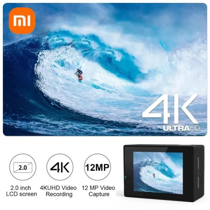 Xiaomi%20Ultra%20Action%20Camera%20HD%204K/30fps%20WiFi%202.0%20170D%20Underwater%20Waterproof%20Video%20Recording%20Cameras%20Sports%20Bicycle%20Vlog%20New%20-%20Image%202