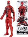 Marvel Venom Titan Hero Series 12-inch Carnage Figure.