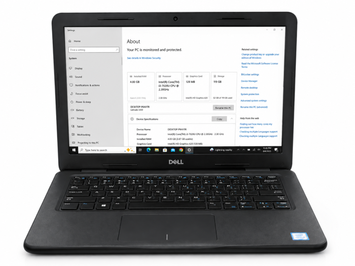 Dell%20Latitude%203300%20Used%20Laptop%20-%20Intel%20Core%20i3%207th%20Gen%20-%204GB%20DDR4%20RAM%20-%20128GB%20Super%20Fast%20SSD%20-%2013.3"%20HD%20Slim%20Display%20-%20Fresh%20Condition%20Laptop%20For%20Students%20&%20Office%20Work%20-%20Image%204