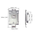 1pcs single phase SSR 35MM DIN rail fixed solid state relay clip clamp Hudduo. 