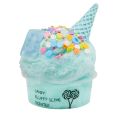 【happy one】60ml Cotton Candy Cloud Ice Creamcone Slime Scented-Clay Fluffy Floam Slime Scented Stress Relief Dropship. 