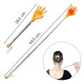 Stainless Steel Adjustable Back Scratcher Back Massage Telescopic Anti Itch Claw Massager Back Massage Tickle Stick for Elders.