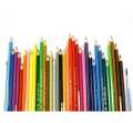 Watercolor Long Pencils (incl. Brush) - 48 Pcs.