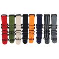 24mm Nylon Canvas Replacement Watch Strap Band with Connectors for Sunnto Core. 
