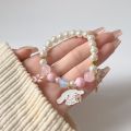 Sanrio Bracelet gifts ideas for friends Kawaii Anime Melody Kuromi Cinnamoroll Crystal Bracelet Girl Ins Jewelry Couple Sanrio Kids Toys. 