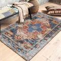 Bohemia Persian Carpet Area Rug for Living Room Floor Mat Door Ethnic Gypsy Morocco Bedroom Anti-skid Flannel Modern Home Decor.