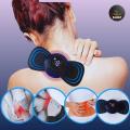 RAISA EMS Mini Neck Pulse Massager Your Portable Relaxation Solution One/Two Pad.