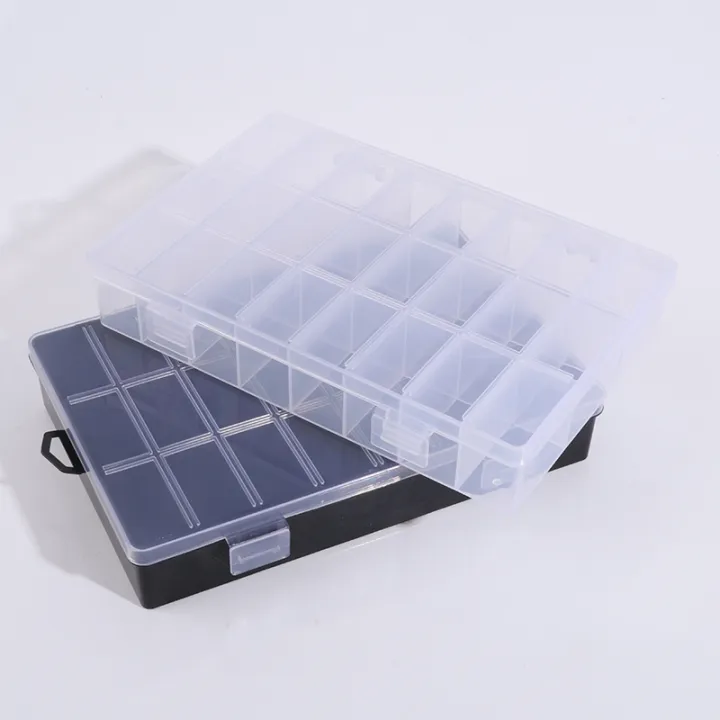 Clear%20Jewelry%20Box%2024%20Grids%20Plastic%20Bead%20Storage%20Container%20Earrings%20Organizer%20-%20Image%204