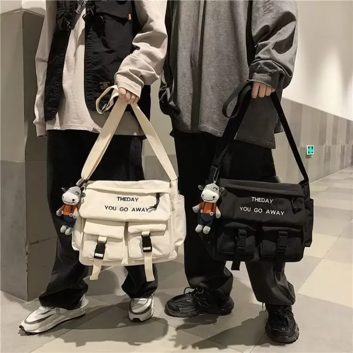 South%20KoreainsLarge%20Capacity%20Functional%20Bag%20Hong%20Kong%20Style%20Neutral%20Artistic%20Street%20Shooting%20Shoulder%20Messenger%20Bag%20Male%20Student%20Messenger%20Bag%20Female%20-%20Image%203