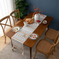 American Ethnic Style Table Runner Geometric Stripes Bohemian Vintage Cover TV Cabinet Cotton Linen Bed Banner Strip Tablecloth. 