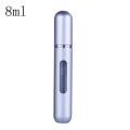 MUB 8ml Perfume Atomizer Refillable Travel Spray Bottle Empty Mini Bottom Refill Aluminum Perfume Atomizer Bottle.