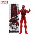 Marvel Venom Titan Hero Series 12-inch Carnage Figure.