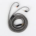 Xinhs 8 Core 5n Single Crystal Copper Silver Plated Wire Headphone Upgrade Cable.