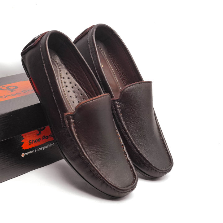 Leather Loafer Shoes For Men SP-2486-CF Shoe Park Daraz