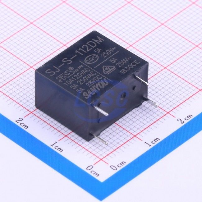 YQ506-S-112DM 4-Pin Relay - 12V DC 60A Surface Mount Automatic Relay