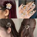 Hair Clips Barrettes Pins for Women Geometric Shape Hollow Korean Hairpin Hair Clip. 