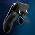 PUBG Mobile Wireless W11+ Gamepad Remote Controller Joystick for iPhone Android - Black. 