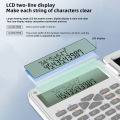 Scientific Calculator with Erasable Writing Board 240 Functions 2 Line LCD Display Foldable Financial Math Calculator minghao. 