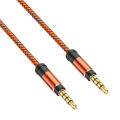 3.5mm Aux Cable 4 Pole TRRS 4-Conductor Auxiliary Male to Male Stereo Jack HiFi Support Microphone Function Audio Cable 1.5m 3m. 