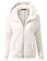Autumn Winter Warm Jacket Women Hooded 2020 S-5XL Casual Female Hoodies Sweatershirt Zipper Coat Solid Soft Fleece Women Coat. 