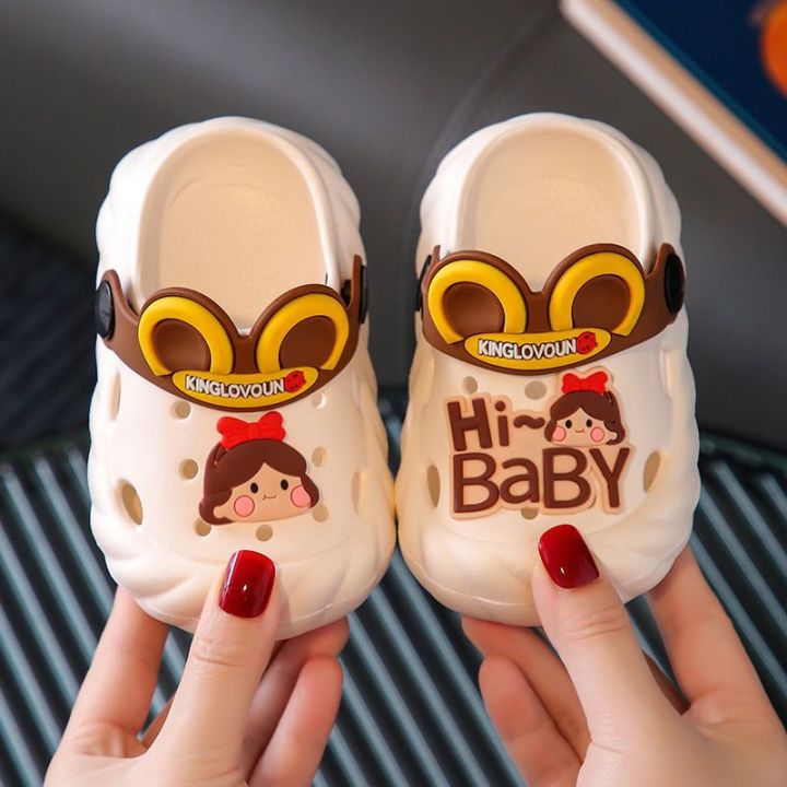 Children's%20Slippers%20Summer%20Boys%20and%20Girls%20Closed%20Toe%20Hole%20Shoes%20Cartoon%20Cute%20Non-Slip%20Infant%20Kid%20Baby%20Sandals%20-%20Image%202