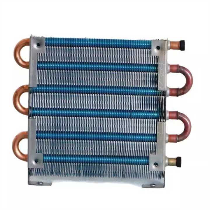 Mini Copper Tube Radiator Heat Water Cooling Accessories 1x6x120mm Miniature Condenser Air-Cooled ...
