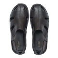 Apex Dark Brown Leather  Sandal For Men. 