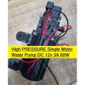 Heavy Duty Single Motor Water Pump DC 12v 3A 60W For Bike Car Washing Water Pump Garden Irrigation High Pressure Water Pump. 