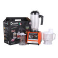 DESSINI DS 9999  2.5L Large Capacity  5500W Powerful  High Quality 3 in 1 Blender stainless steel Blade With Washer And Juicer Heads. 