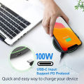40W Wireless Charger Pad Stand for iPhone 15 14 13 12 11 X XR Samsung S22 S21 Xiaomi Phone Chargers Fast Charging Dock Station.