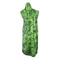 Women's Cotton Silk Batik Print Unstitched Salwar Suit Dress Material with Duputta multicolor.