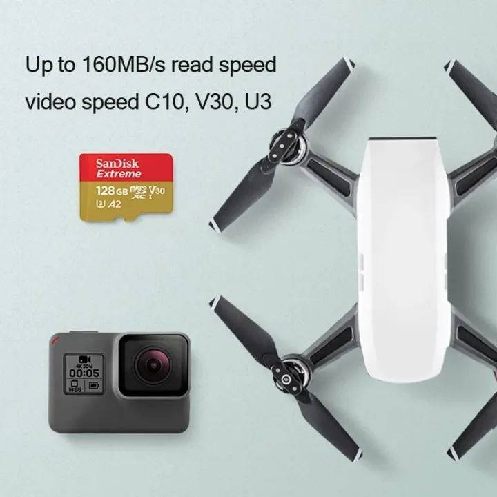 Sandisk%20Original%20Memory%20Card%20Extreme%20Micro%20SD%20Card%20A2%20A1%20V30%20U3%20Flash%20Cards%2064GB%2032GB%20TF%20Card%20128GB%20Memory%20Microsd%20For%20DJI%20-%20Image%202