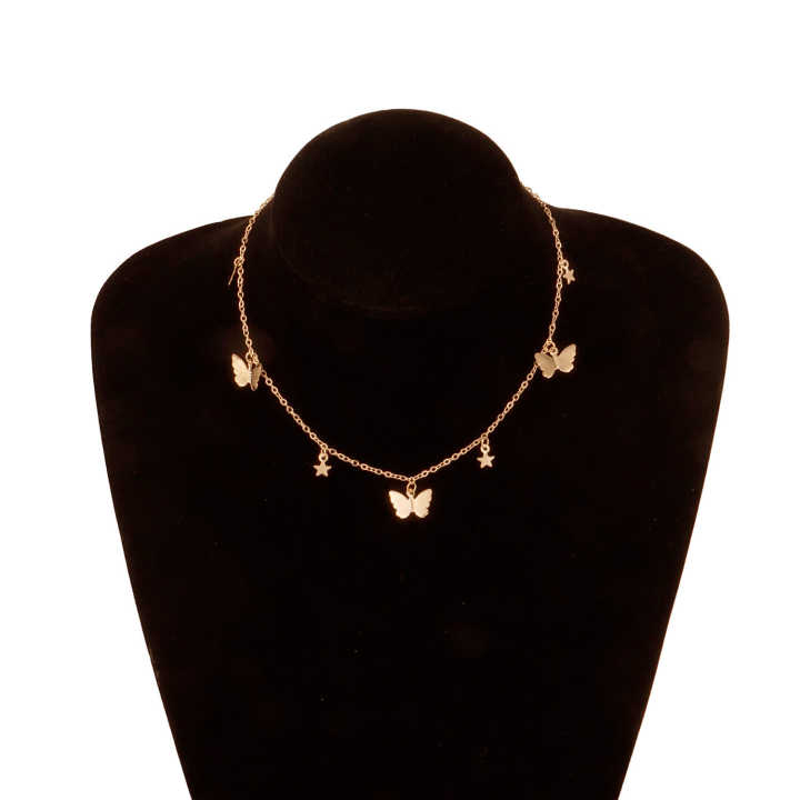 Butterfly%20Necklace%20For%20Women%20Lady%20Fashion%20Chain%20Choker%20Sparkling%20Classic%20Girl%20Necklace%20For%20Women%20-%20Image%206