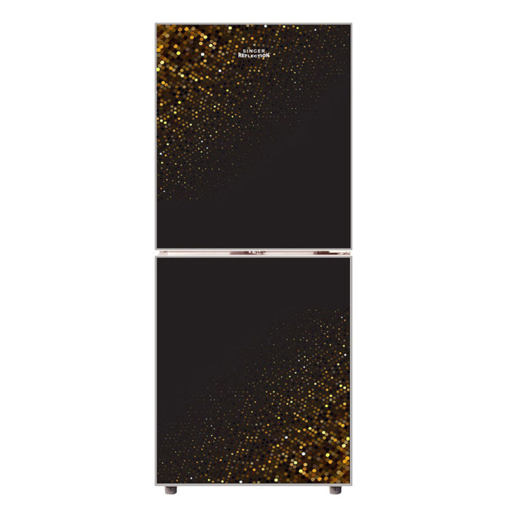 Innovative Appliance - SINGER Top Mount Refrigerator 243 Ltr BCD-243R-BG Black - Professional Quality