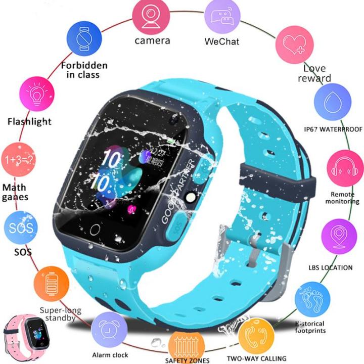 S16%201.44-inch%20Touch%20Screen%20SOS%20Waterproof%20Positioning%20Super-long%20Standby%20Smart%20Children's%20Telephone%20Watch%20-%20Image%203