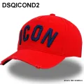 【happy one】DSQICOND2 Letters Casquette Hats Solid Pattern Casquette Dad Cowboy hat Baseball Cap Snapback of Man Wom. 