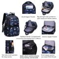 Kids School Bag With Wheels Rolling Backpack for Boy Wheeled School Bag 6 Wheels Trolley Bookbag Carry on Luggage with Lunch Bag. 