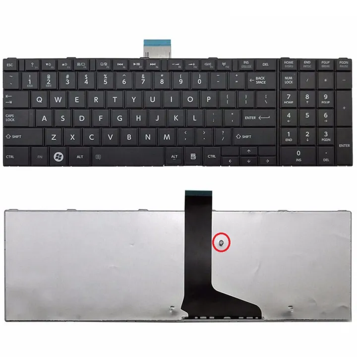 Laptop Keyboard For TOSHIBA C855 C850 C850-02D C870 C875 S850 S855/S870 S875 Keyboard black