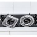 10 Pcs/Set Stove Protector Cover Disposable Aluminium Foil Gas Stove Burner Liner Oil Proof Cleaning Pad Mat Kitchen Accessories. 