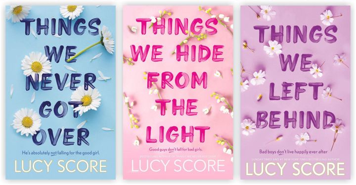 Knockemout Series by Lucy Score 3 Books Collection Set - Things We Never Got Over, Things We Hide from the Light, Things We Left Behind