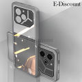 New Phone Case For Tecno Pova 6 Pro Cover Camera Protection Semi Transparent Soft Silicone Shockproof with Lens Protector Films for Tecno Pova6 Pro Case.