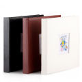 10 inches DIY Craft Album Scrapbooking Picture Album Leather Cover Self-adhesive Wedding Birthday Anniversary Gifts Memory Books Amour zii. 