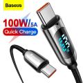 Baseus PD 100W USB C Cable for Fast Charging Type C Cable-1M. 