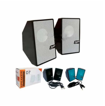 D7 Multimedia Sound Box 3D Speaker System Mini USB 2.0 Computer ...