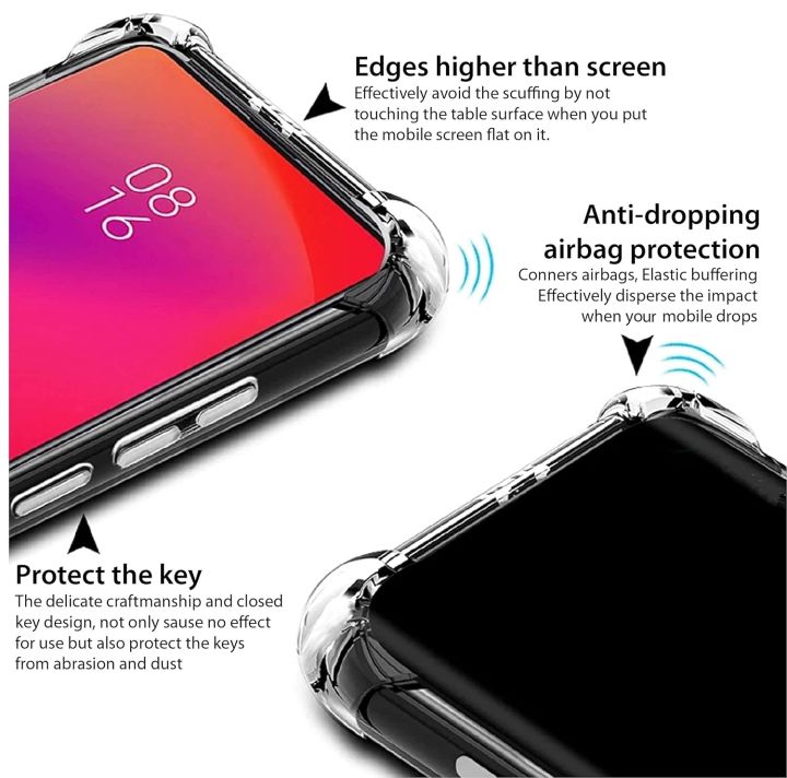 Realme%20%20C12%20Flexible%20Clear%20Transparent%20Soft%20TPU%20Back%20Case%20Cover%20With%20bumper%20-%20Image%203