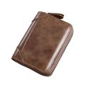 Anti-theft brush men's business card holder, anti-demagnetization, multi-card card holder, driver's license, small female card holder, large-capacity wallet. 