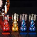 New Creative Shape Transparent Warehouse Mini Gourd-Shaped Wheel Lighter Butane Lighter Inflatable Lighter Daily Necessities Lighter Lighter Cigarette Accessories Home Garden Kawaii Lighter Unlimited. 